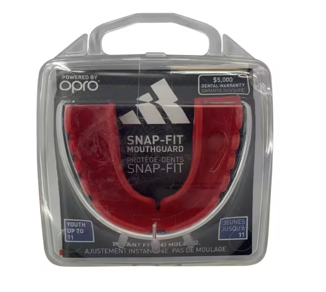Adidas fogvédő Opro Snap-Fit, piros