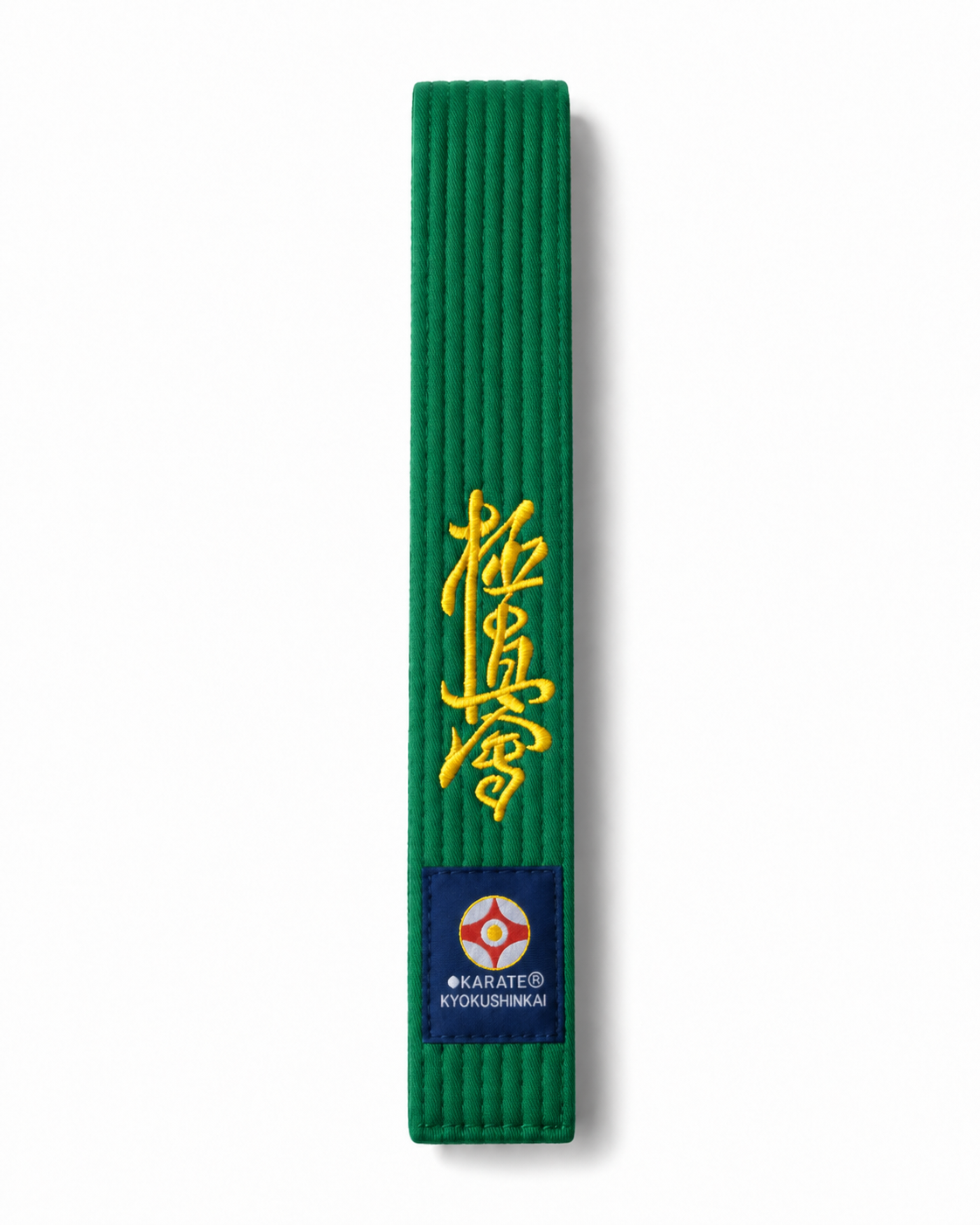 Katsudo Kyokushin karate öv, zöld