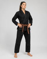 Katsudo Yori női Jiu Jitsu kimonó 450g, fekete