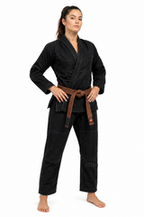 Katsudo Yori női Jiu Jitsu kimonó 450g, fekete